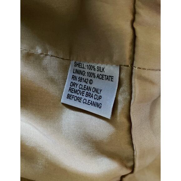 Muse BOSTON PROPER Womens Size 4 Silk Animal Print Ruffled Cocktail Halter Dress - Picture 8 of 9